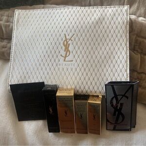 YSL Beauty Set with Gold and Black Packaging